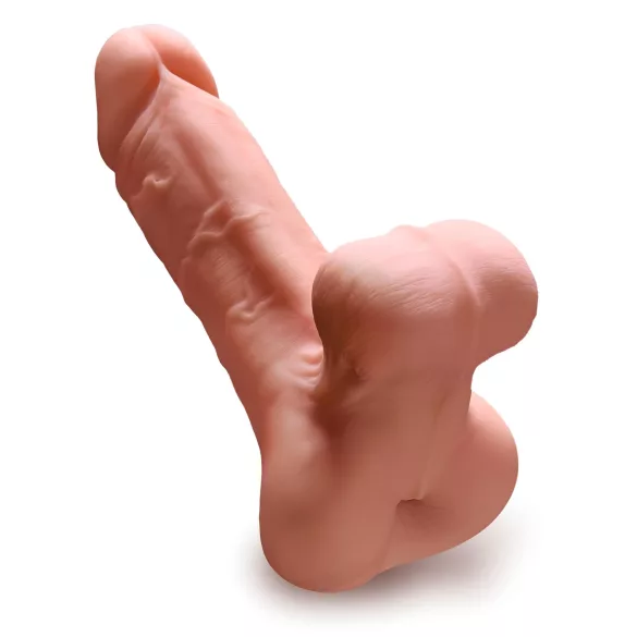 PDX Reach Around - Culo masturbador 2 en 1 y funda para pene (color carne)