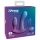 Éxtasis total 3 en 1: vibrador triple con radio y batería (lila)