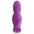 Éxtasis total 3 en 1: vibrador triple con radio y batería (lila)