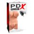 PDX Perfect DD's - torso realista con dos orificios - color natural