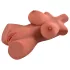 PDX Plus Perfect 10 - masturbador torso realista - piel oscura