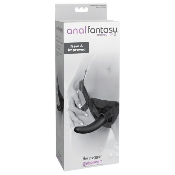 analfantasy The Pegger - arnés con consolador (negro)