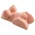Pipedream DD - masturbador vibrador 2 en 1 torso realista color natural