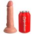 King Cock Elite 6 - consolador realista con ventosa (15 cm) - piel natural