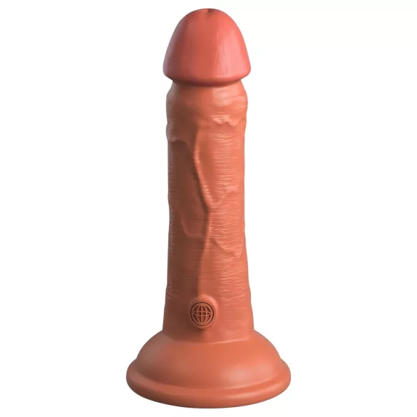 King Cock Elite 6 - consolador realista con ventosa 15 cm - color oscuro