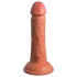 King Cock Elite 6 - consolador realista con ventosa 15 cm - color oscuro
