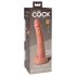 Dildo realista King Cock Elite 18 cm con ventosa - Natural