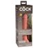 Dildo realista King Cock Elite 18 cm con ventosa - Natural
