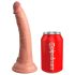 Dildo realista King Cock Elite 18 cm con ventosa - Natural