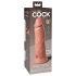 King Cock Elite 8 - consolador realista con ventosa (20cm) - piel natural