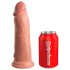 King Cock Elite 8 - consolador realista con ventosa (20cm) - piel natural