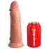 King Cock Elite 8 - dildo realista con ventosa 20cm - color natural