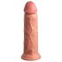 King Cock Elite 8 - consolador realista con ventosa (20cm) - piel natural