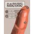 King Cock Elite 8 - Dildo con ventosa (20 cm) - Tono oscuro natural