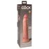 King Cock Elite 9 - Consolador realista con ventosa (23cm) - tono natural