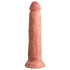 King Cock Elite 9 - dildo realista con ventosa - 23 cm - color natural