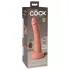 King Cock Elite 7 - vibrador con ventosa y control remoto 18cm - color natural