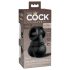 Anillo Vibrador King Cock Crown Jewels (Negro)