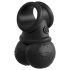 Anillo Vibrador King Cock Crown Jewels (Negro)