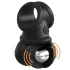 King Cock Crown Jewels - anillo vibrador negro