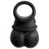 Anillo Vibrador King Cock Crown Jewels (Negro)