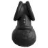 Anillo Vibrador King Cock Crown Jewels (Negro)
