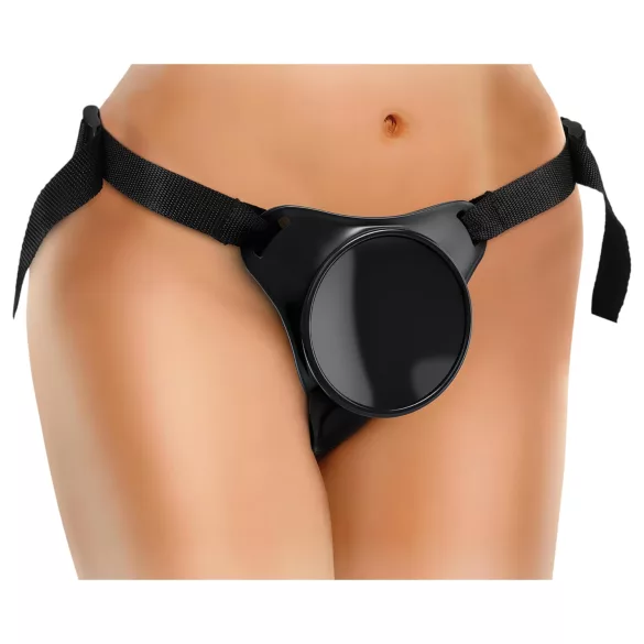 King Cock Elite Beginner's - arnés con dildo - realista - silicona negra