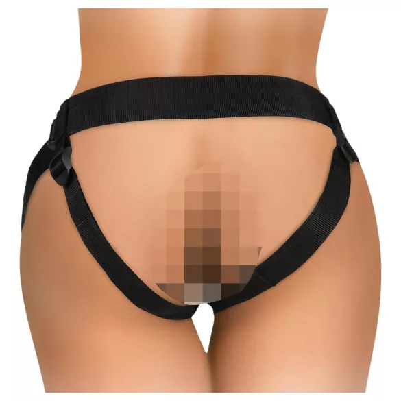 King Cock Elite Beginner's - arnés con dildo - realista - silicona negra
