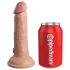 King Cock Elite Beginner's - Arnés con consolador (tono natural)
