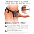 King Cock Elite Comfy - arnés con dildo realista - silicona marrón oscuro