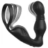 Anal Fantasy Elite - vibrador de próstata con anillo para el pene (negro)
