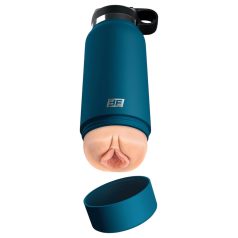   Fuck Flask Private Pleaser - masturbador masculino discreto silicona azul-nude