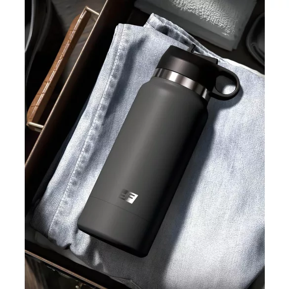 PDX - Fuck Flask Secret Delight - vagina artificial en cantimplora (negro-natural)