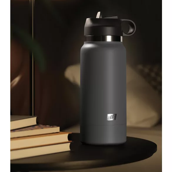 PDX - Fuck Flask Secret Delight - vagina artificial en cantimplora (negro-natural)