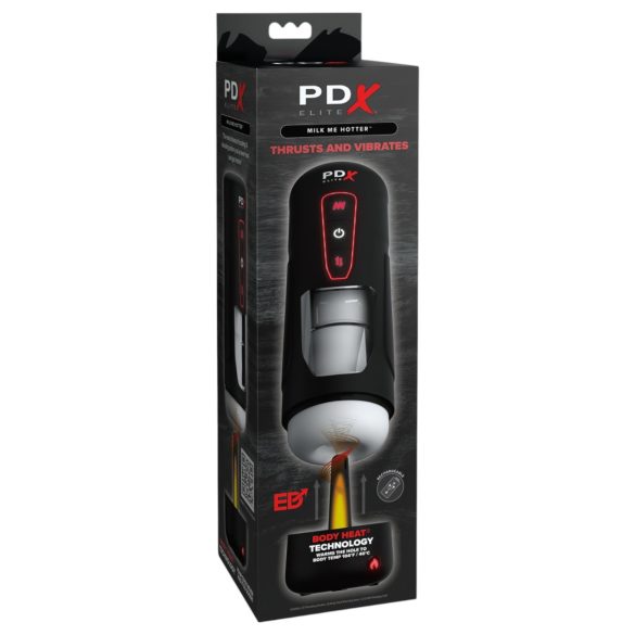 PDX Elite - masturbador masculino calentador - silicona negra