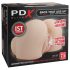PDX Elite - Masturbador dual con succión y vibración (natural)
