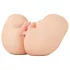 PDX Elite - masturbador vibrador 2 en 1 - color natural