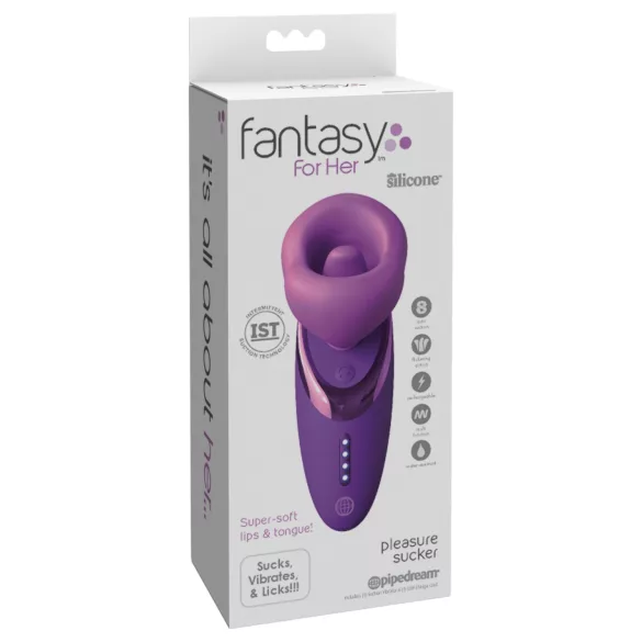 Fantasy For Her - succionador vibrador estimulador clítoris silicona lila