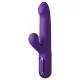 Fantasy For Her - Vibrador impulsor 2 en 1 y estimulador de clítoris (lila)
