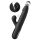 Fetish - Vibrador empujador con 3 motores (negro)
