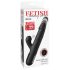 Fetish - Vibrador empujador con 3 motores (negro)