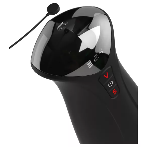 PDX Elite Fuck-O-Mat Pro XL - masturbador vibrador con succión estimulada (negro)