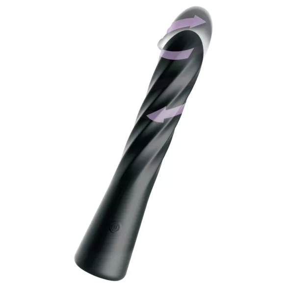 Anal Fantasy Twist Ecstasy - vibrador anal giratorio y de empuje (negro)