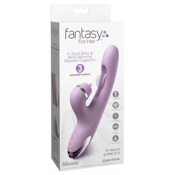 Fantasy For Her G-Touch Pulse Pro - vibrador con brazo para clítoris (lila)