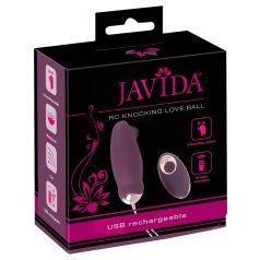 Javida - huevo vibrador remoto - pulsante - silicona lila