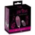 Javida - Huevo vibrador con control remoto y perlas giratorias (morado)
