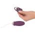 Javida - Huevo vibrador con control remoto y perlas giratorias (morado)