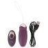 Javida - Huevo vibrador con control remoto y perlas giratorias (morado)