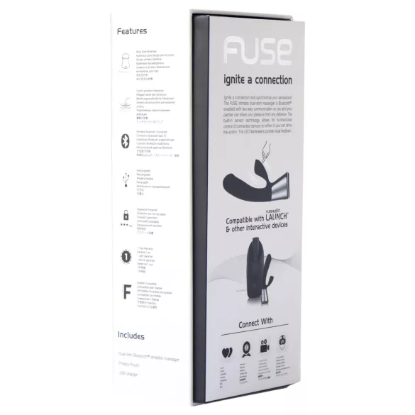 Fleshlight OhMiBod Kiiroo - Vibrador con brazo para clítoris controlado por app (negro)