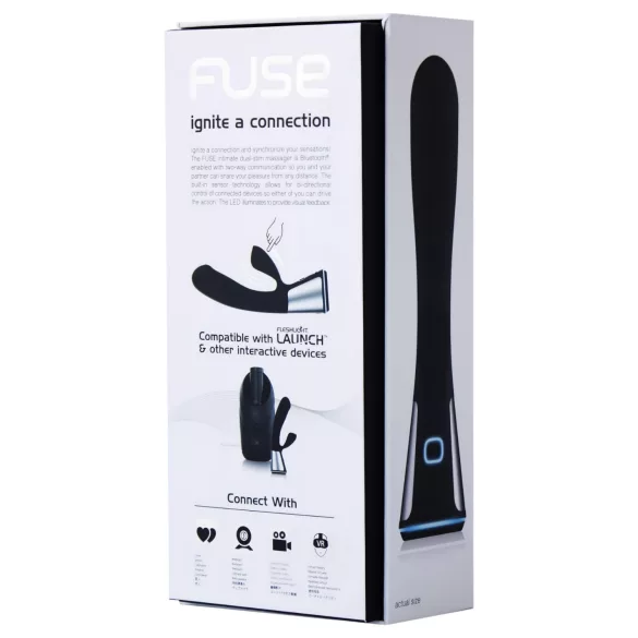 Fleshlight OhMiBod Kiiroo - Vibrador con brazo para clítoris controlado por app (negro)